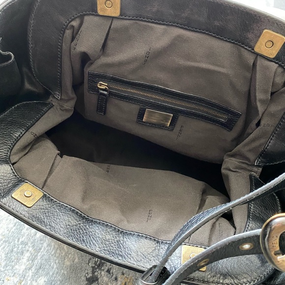 2008 Fendi Black Leather Borsa Doctor Hobo Bag - Picture 6 of 7